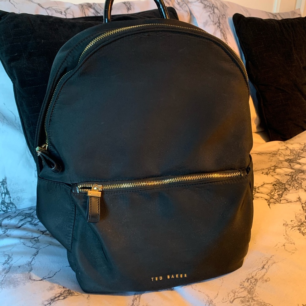 Ted Baker Black Nylon Backpack